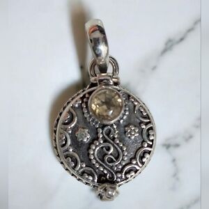 925 STERLING SILVER POISON PENDANT